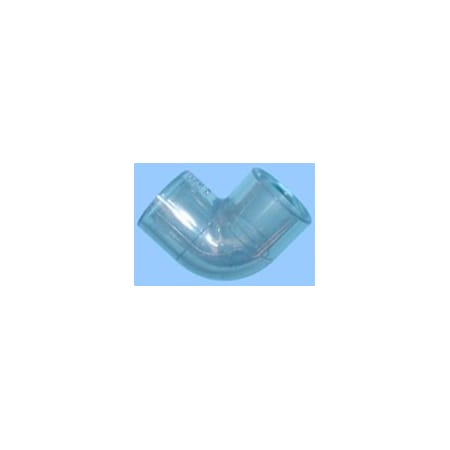 Professional Plastics Clear PVC Schedule 40 90DG ST EL-SLXSL, 406-060L - 6 Inch 1 Pcs Bo FITPVCCLELL906.00S40-406060L1